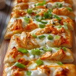 Buffalo Chicken Flatbread Pizza