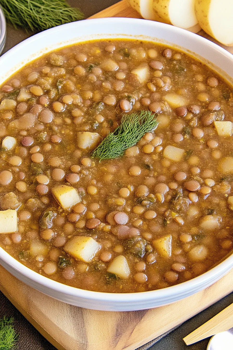 CLASSIC SPANISH LENTIL & POTATO STEW