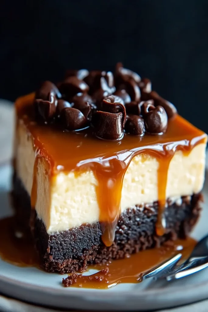 Caramel Brownie Cheesecake
