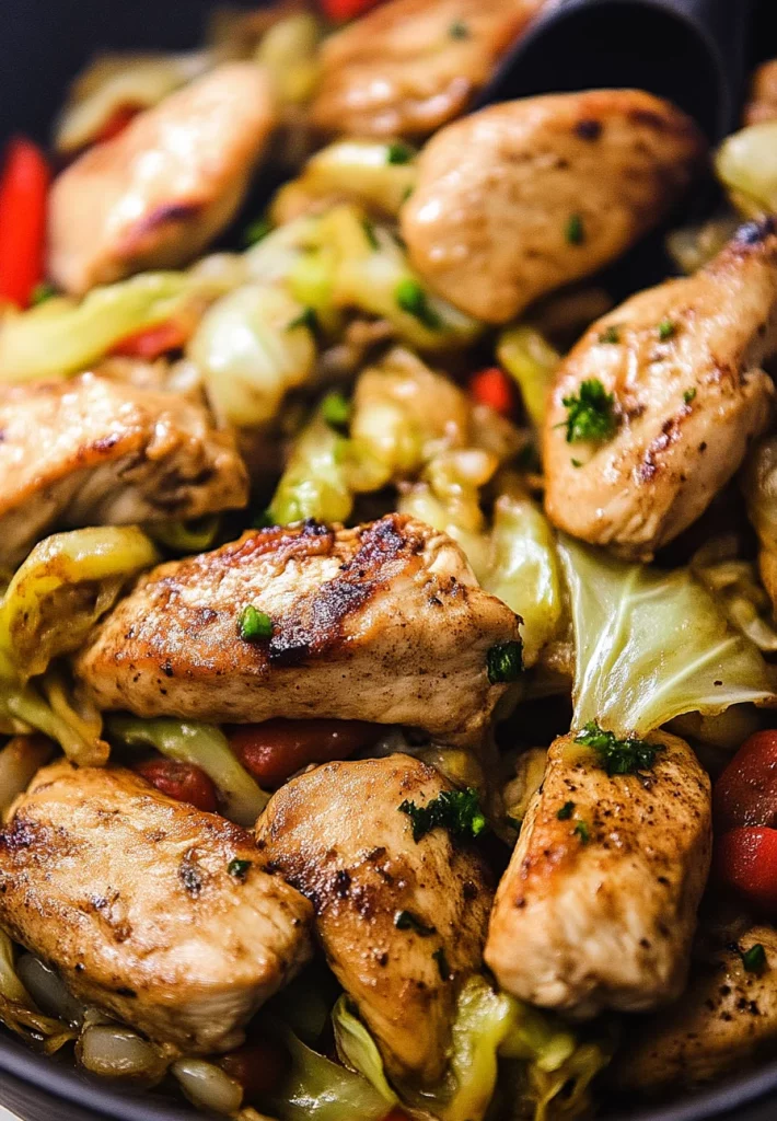 Chicken Cabbage Stir-Fry