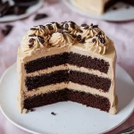 Chocolate Cake with Coffee Icing