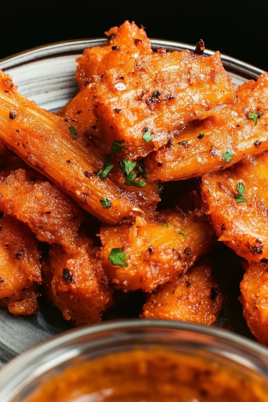 Crispy Smashed Carrots