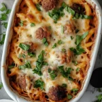 Dump And Bake Meatball Casserole