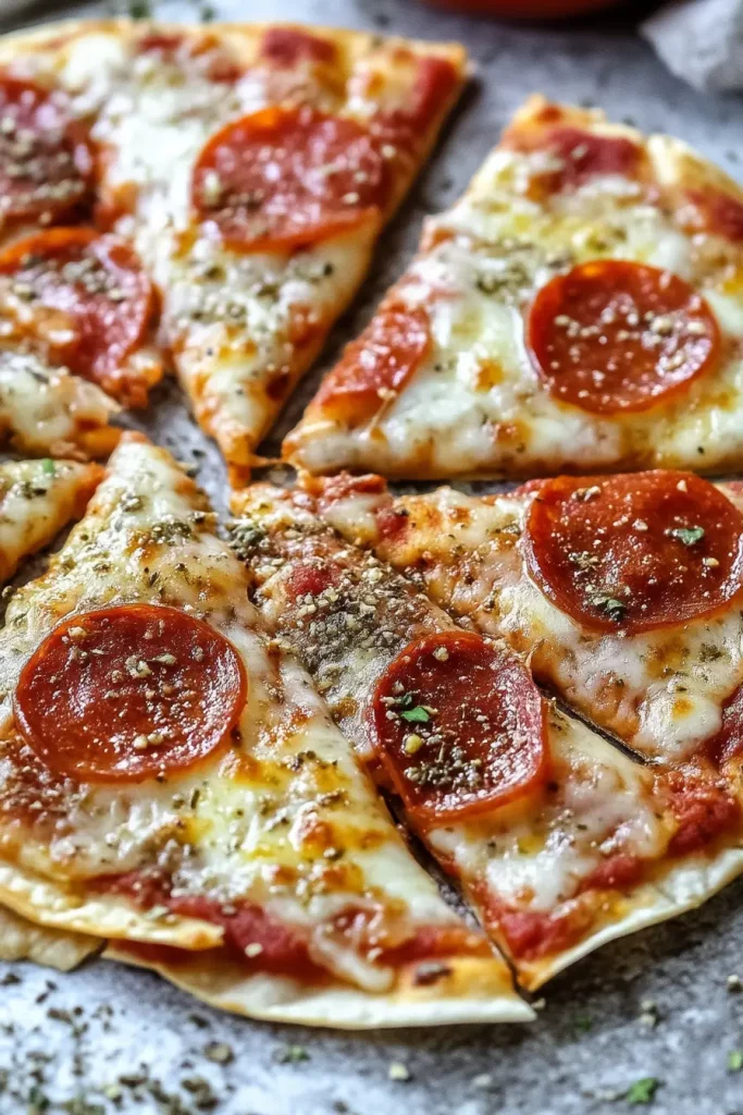 Air Fryer Tortilla Pizza