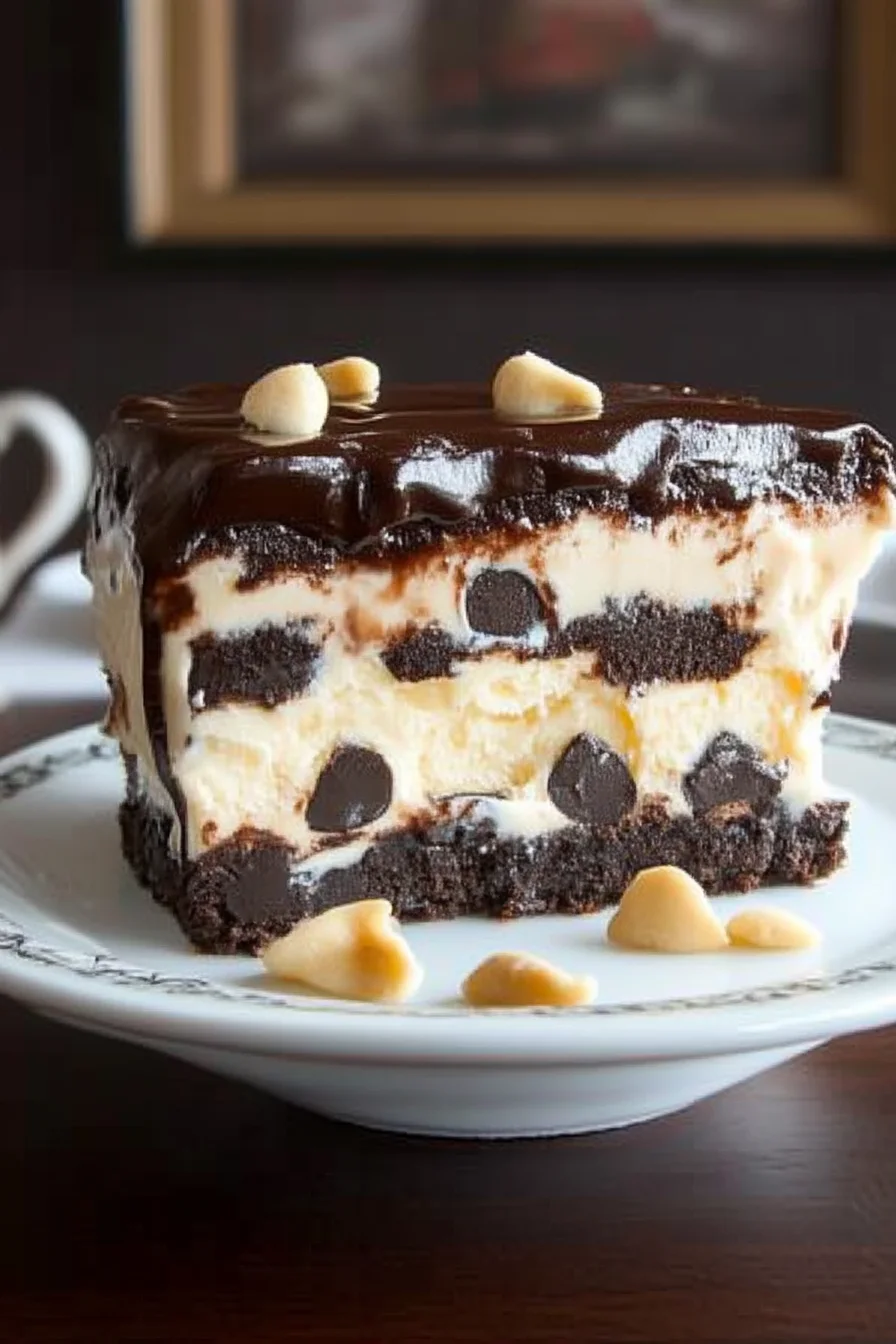 Hot Fudge Ice Cream Bar Dessert