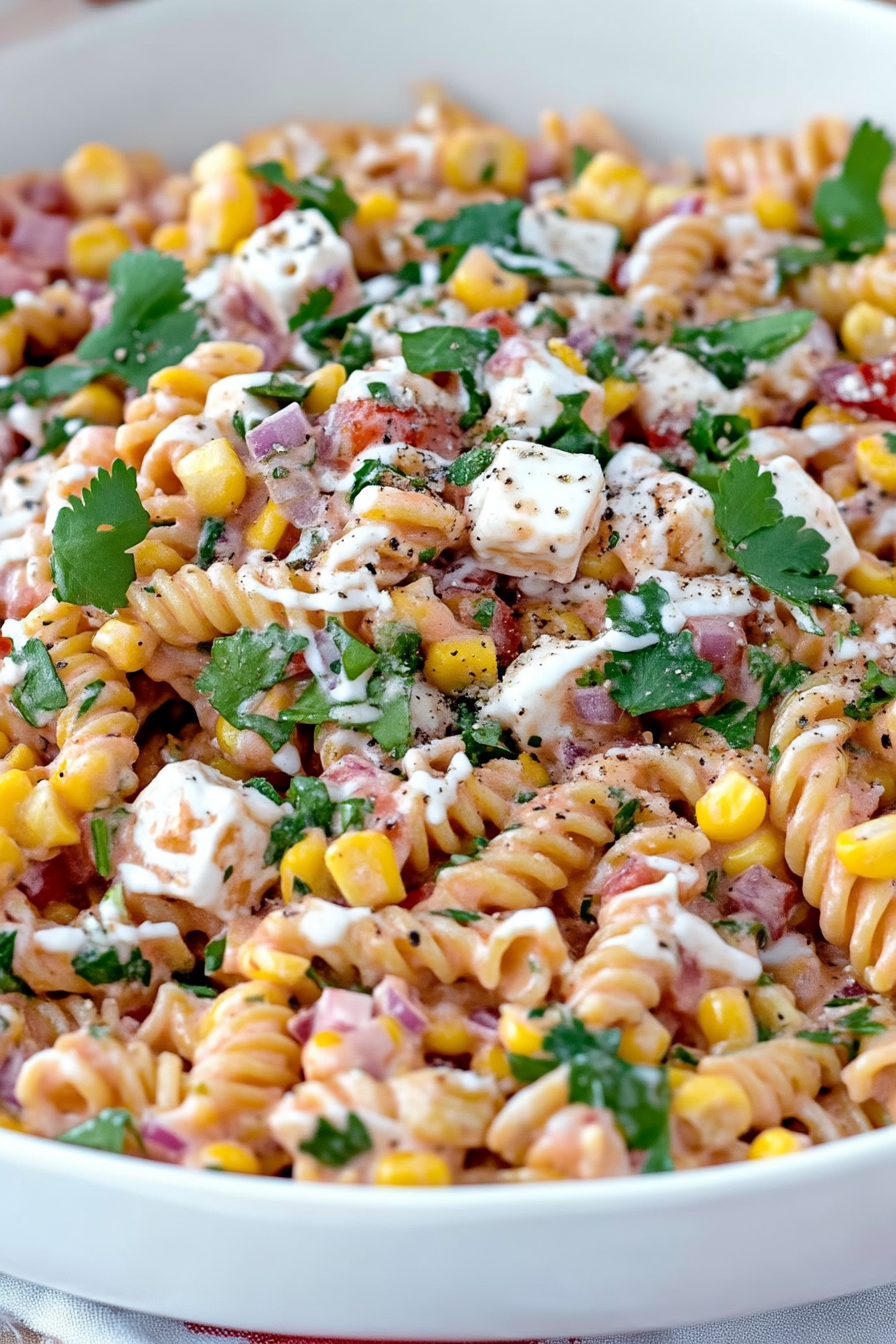 Mexican Street Corn Pasta Salad
