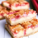 Rhubarb Custard Bars