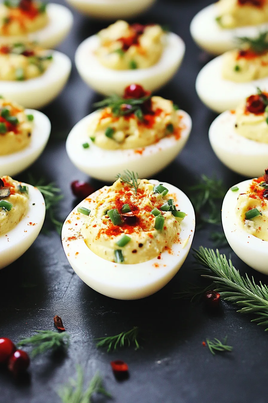 Spicy Deviled Eggs