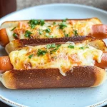 Air Fryer Grilled Cheese Hot Dogs