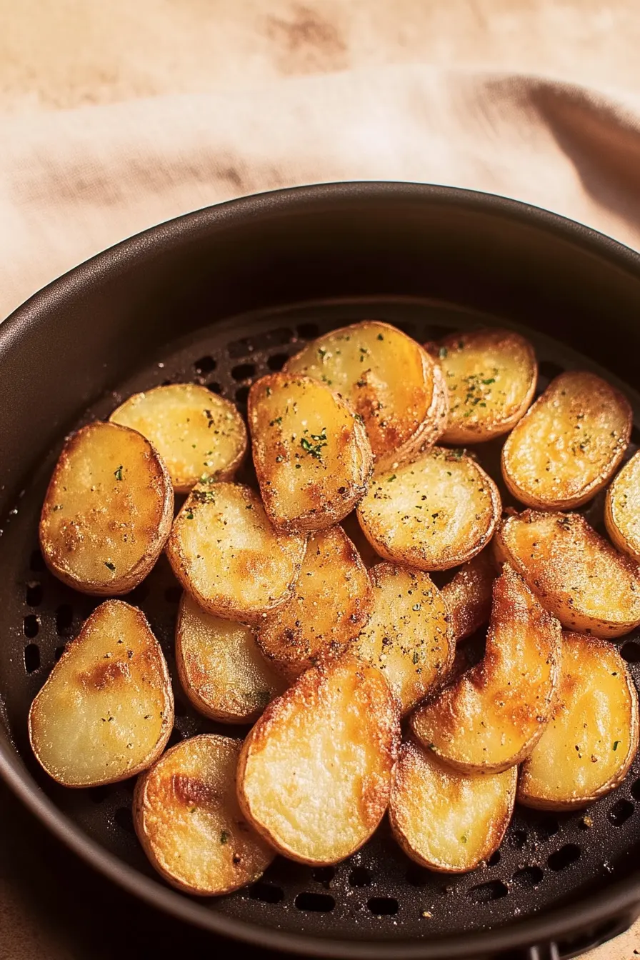 Air Fryer Sliced Potatoes