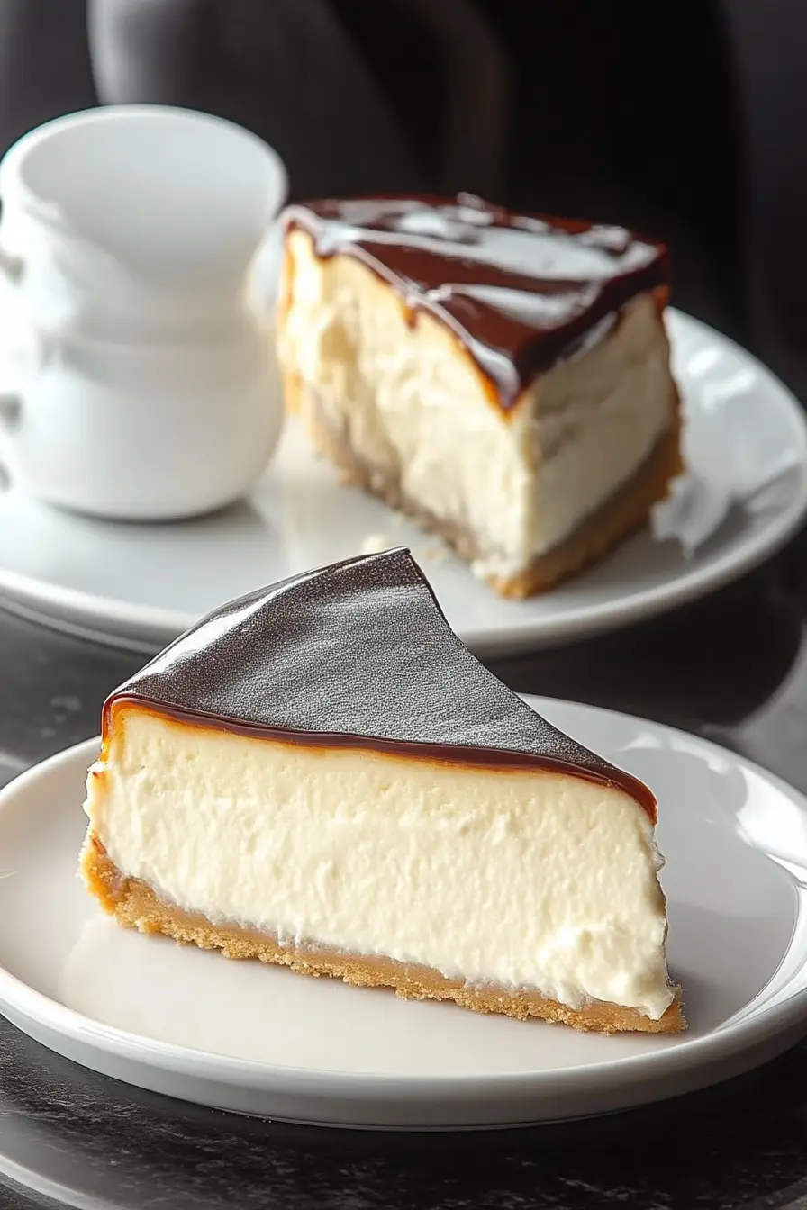 Boston Cream Pie Cheesecake