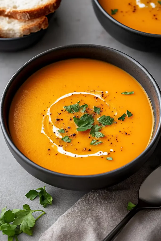 Carrot Ginger Coconut Soup