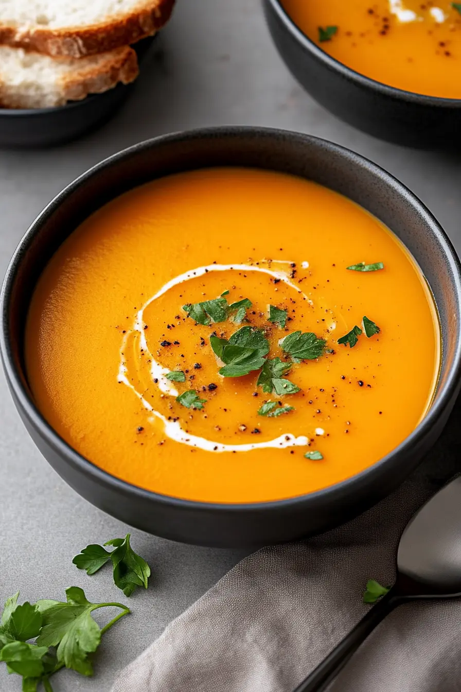 Carrot Ginger Coconut Soup