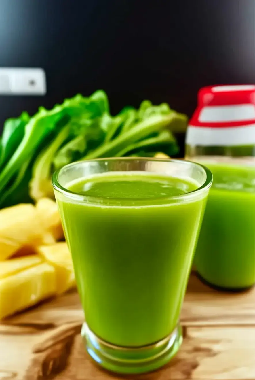 Celery and Pineapple Juice