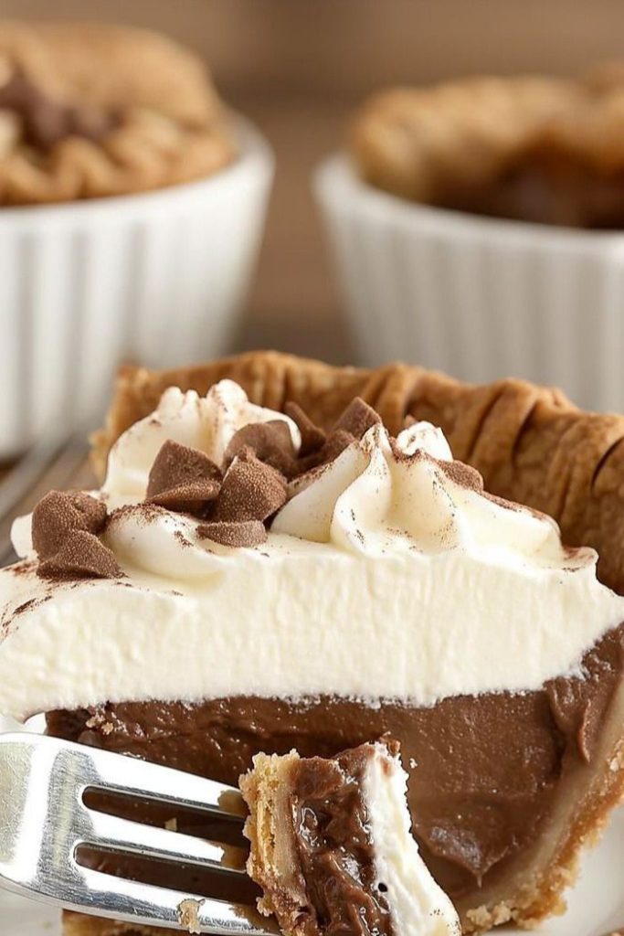 French Silk Pie ( top view )