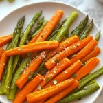 Roasted Carrots and Asparagus
