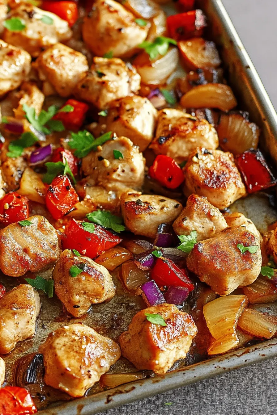 Sheet Pan Hawaiian Chicken