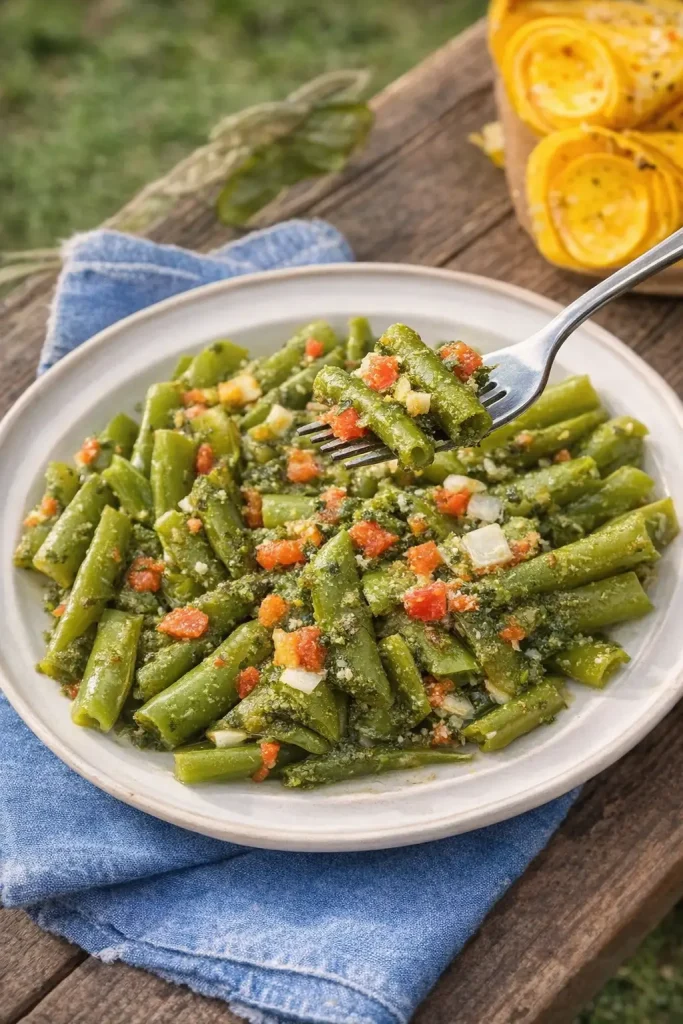 Italian Green Beans ( top view)