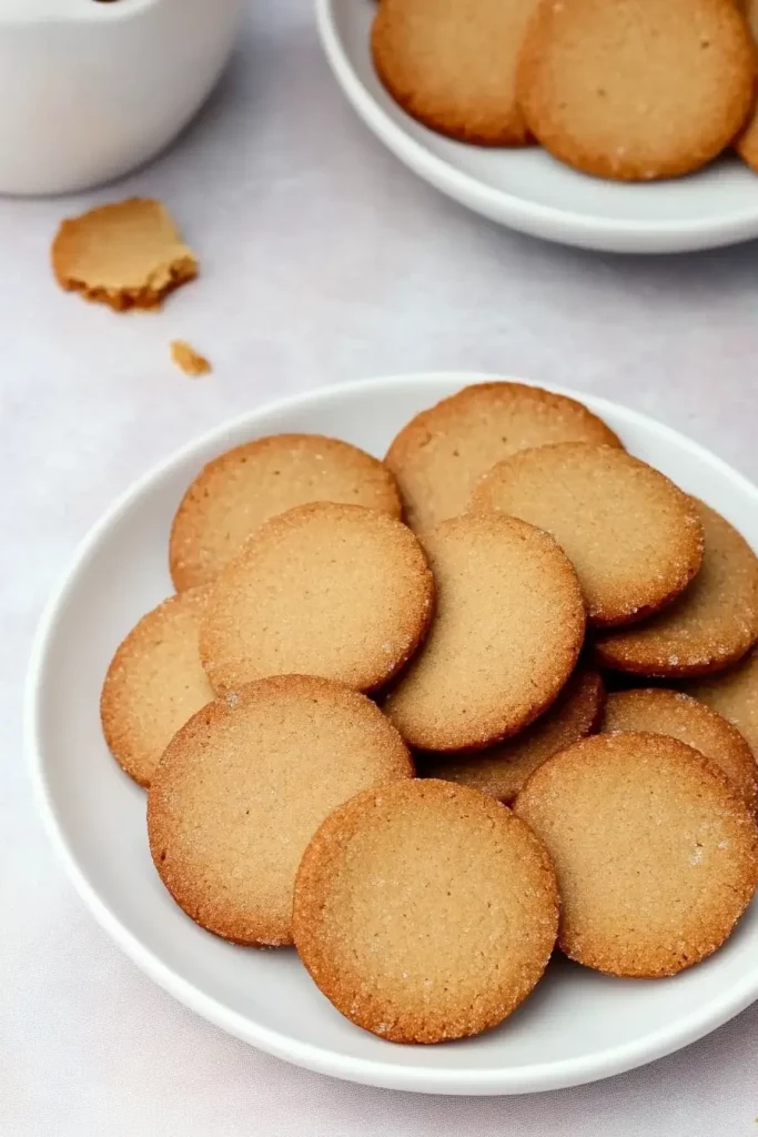 Brown Sugar Shortbread Cookies
