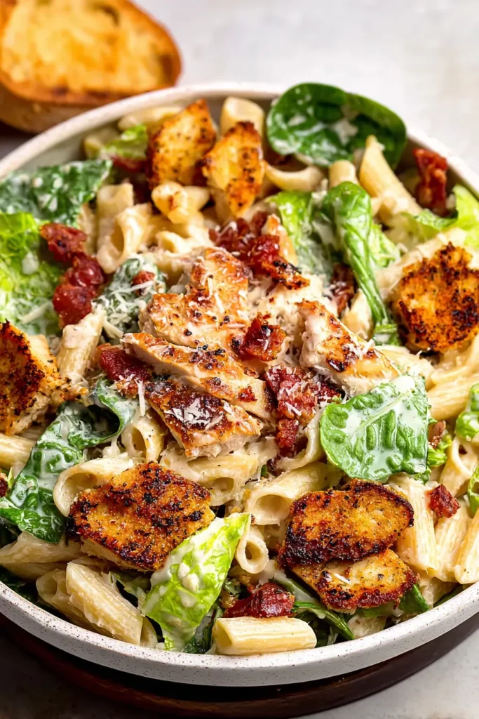 Chicken Caesar Pasta Salad