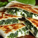 Spinach and Feta Quesadillas