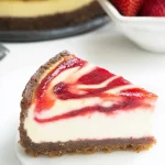 Strawberry Swirl Cheesecake