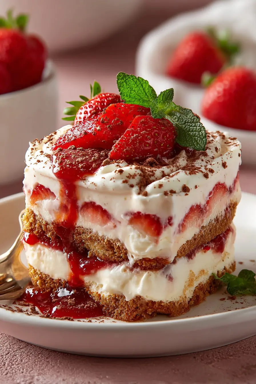 Strawberry Tiramisu