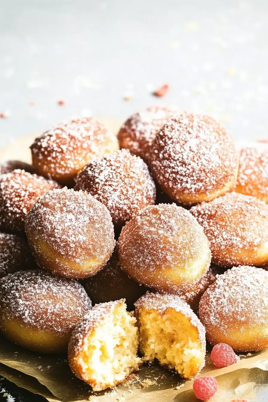 Zeppole Italian Ricotta Doughnuts