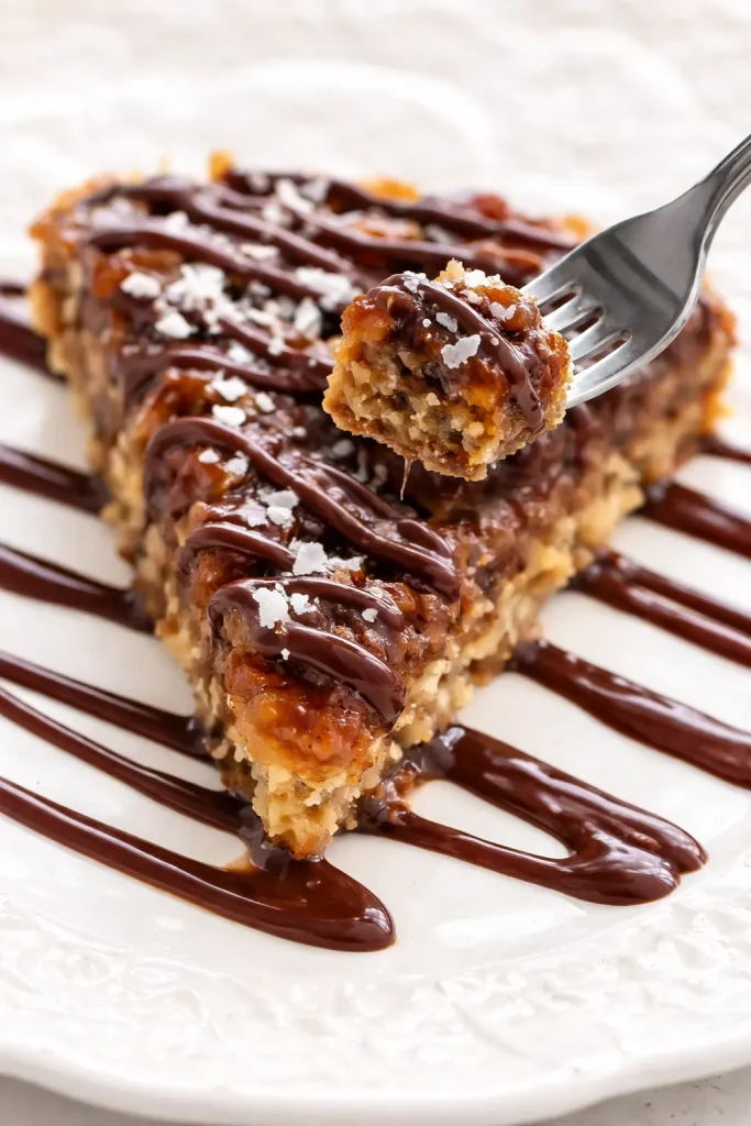 Samoas Cookie Pie ( top view )
