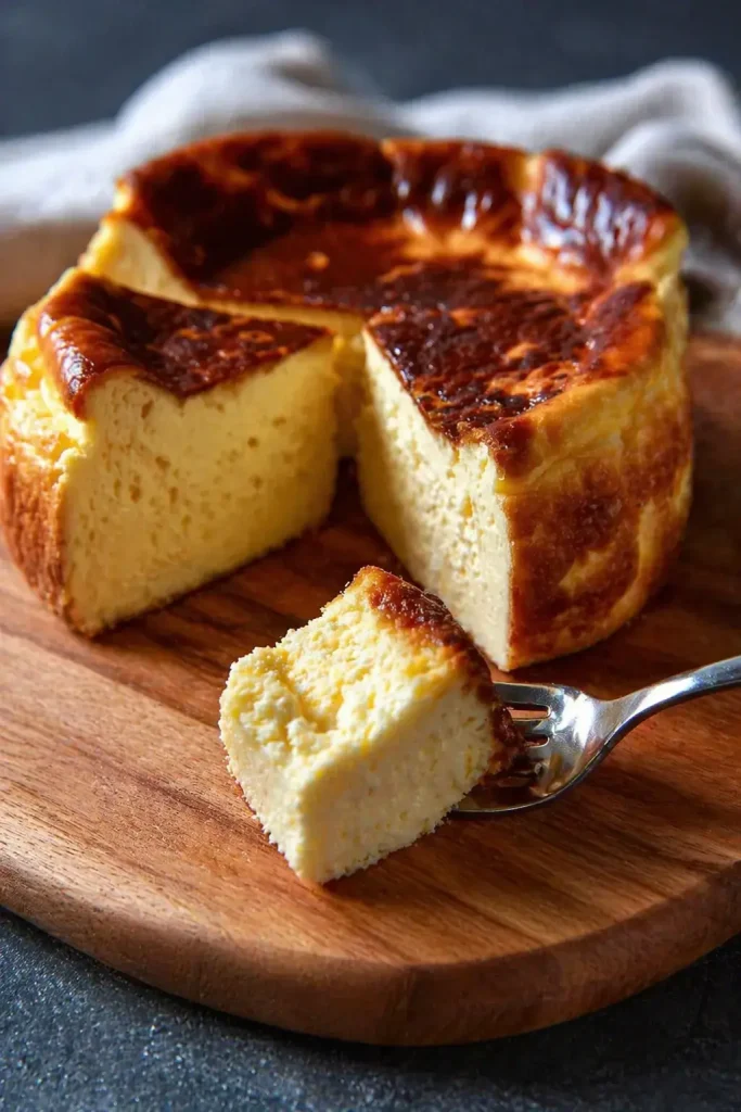 Basque Burnt Cheesecake ( take some part of recipe )