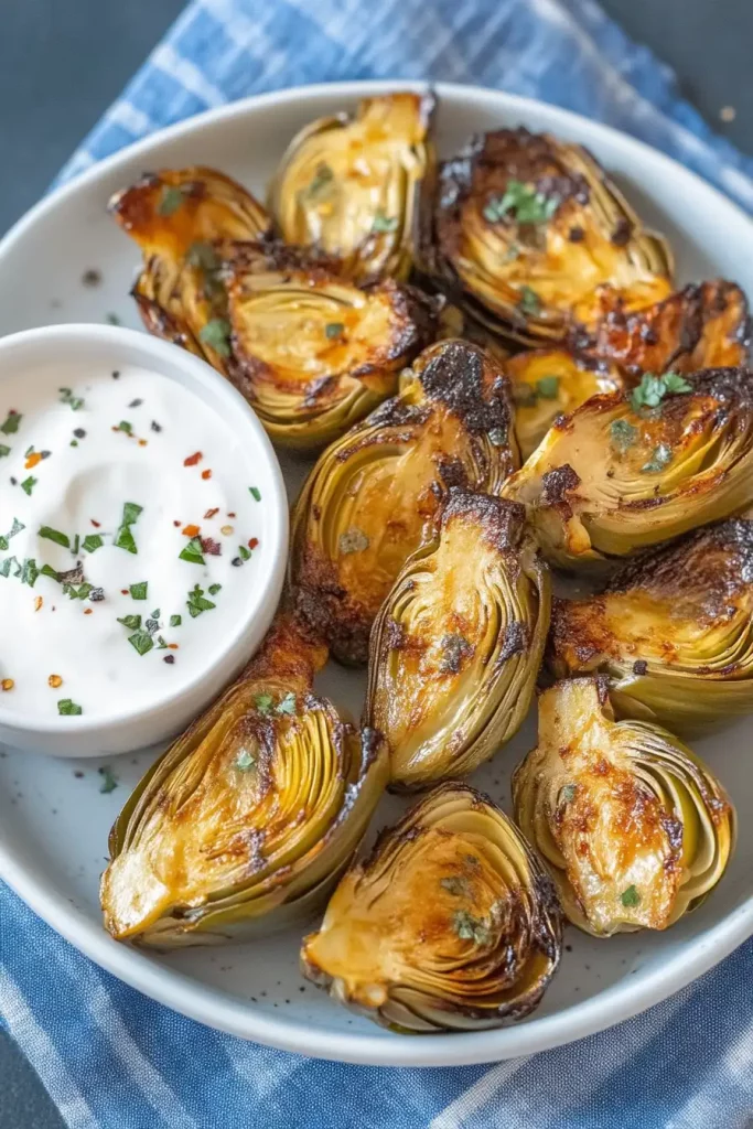 Air Fryer Artichoke Hearts