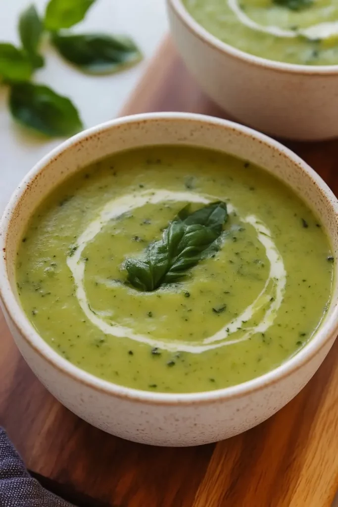Basil Zucchini Soup