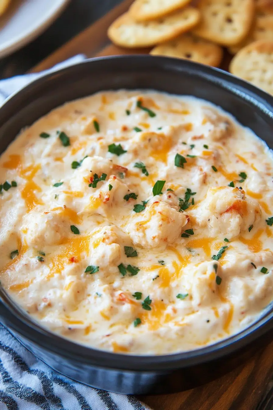Cheesy Hot Crab Dip