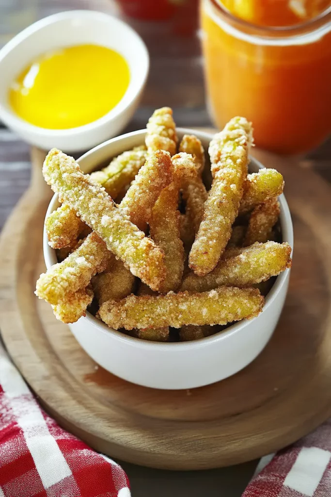 Crispy Air Fryer Green Bean Fries