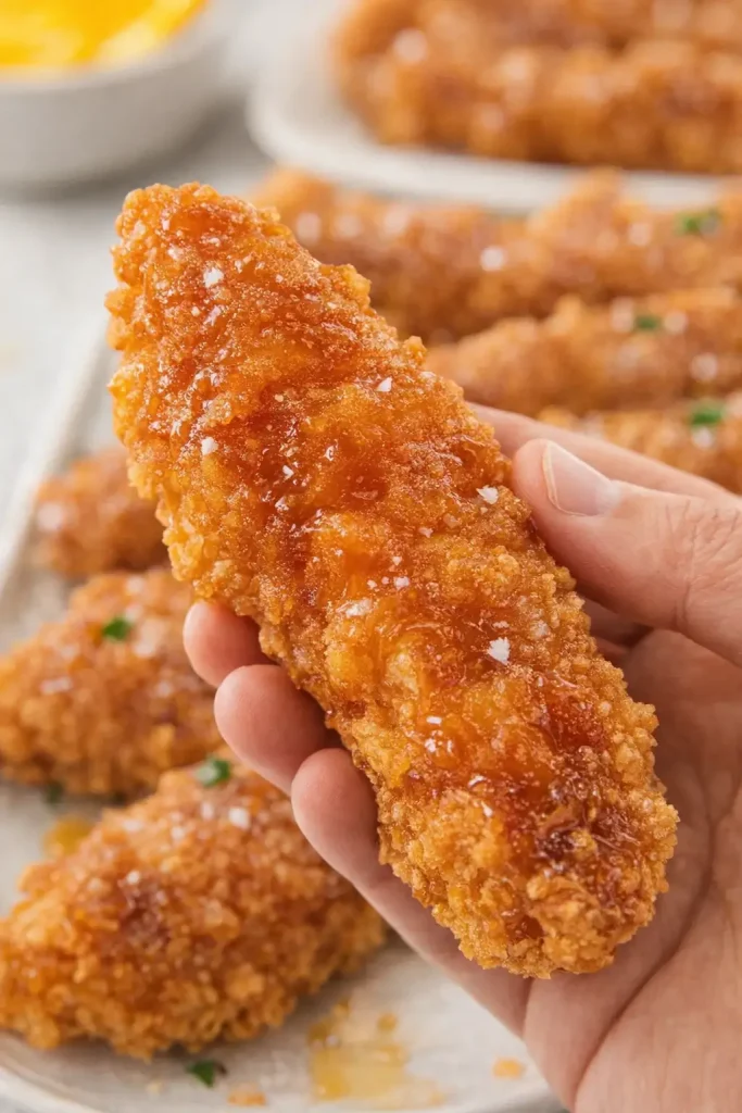 Crispy Hot Honey Chicken Tenders
