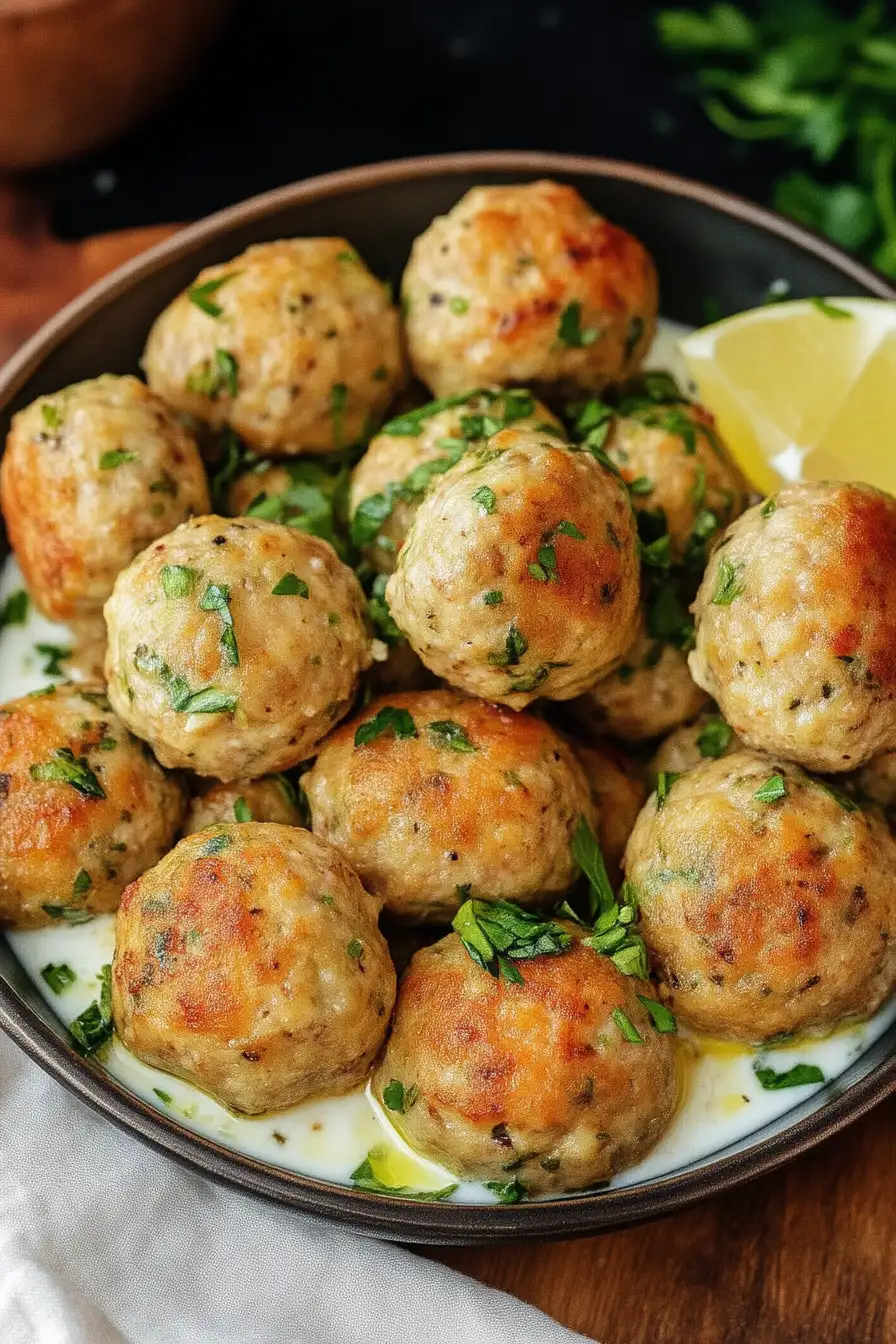 Greek Chicken Meatballs