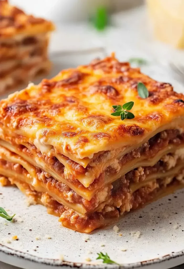 Lasagna with Cottage Cheese