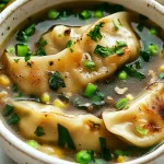 Potsticker soup