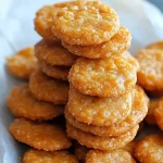 Rice Krispie Cheddar Crackers