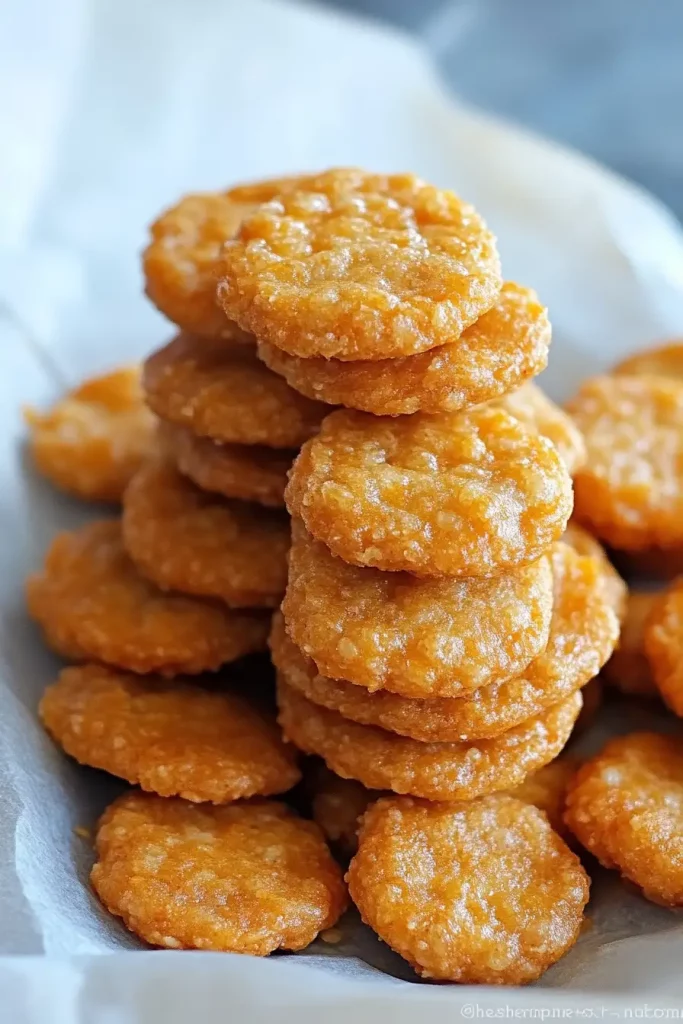 Rice Krispie Cheddar Crackers