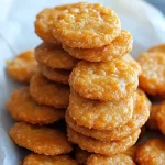 Rice Krispie Cheddar Crackers