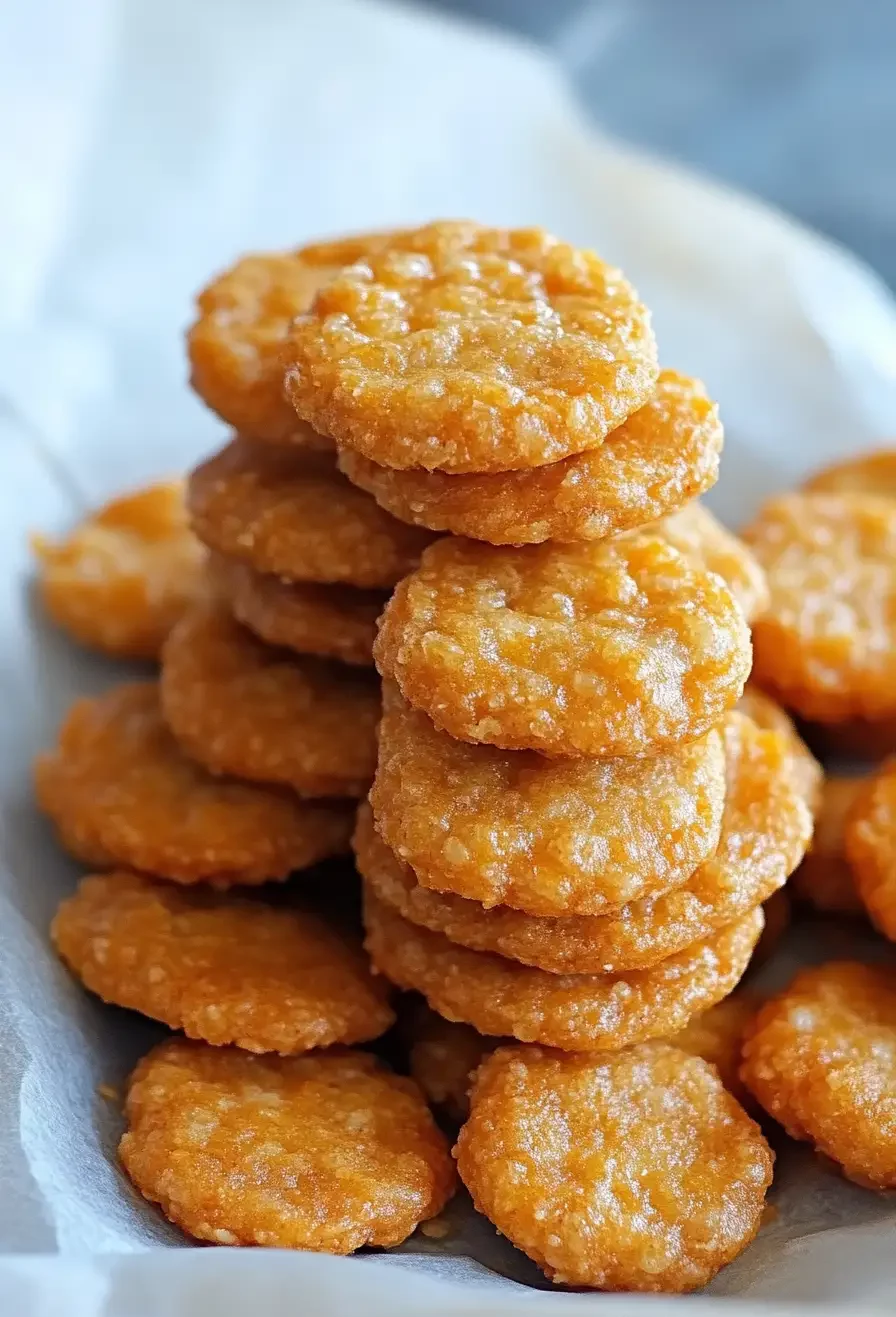 Rice Krispie Cheddar Crackers
