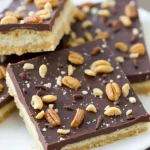 Saltine Toffee Candy with Pecans