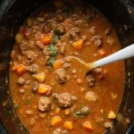 Slow Cooker Hamburger Soup
