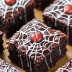 Spiderweb Brownies