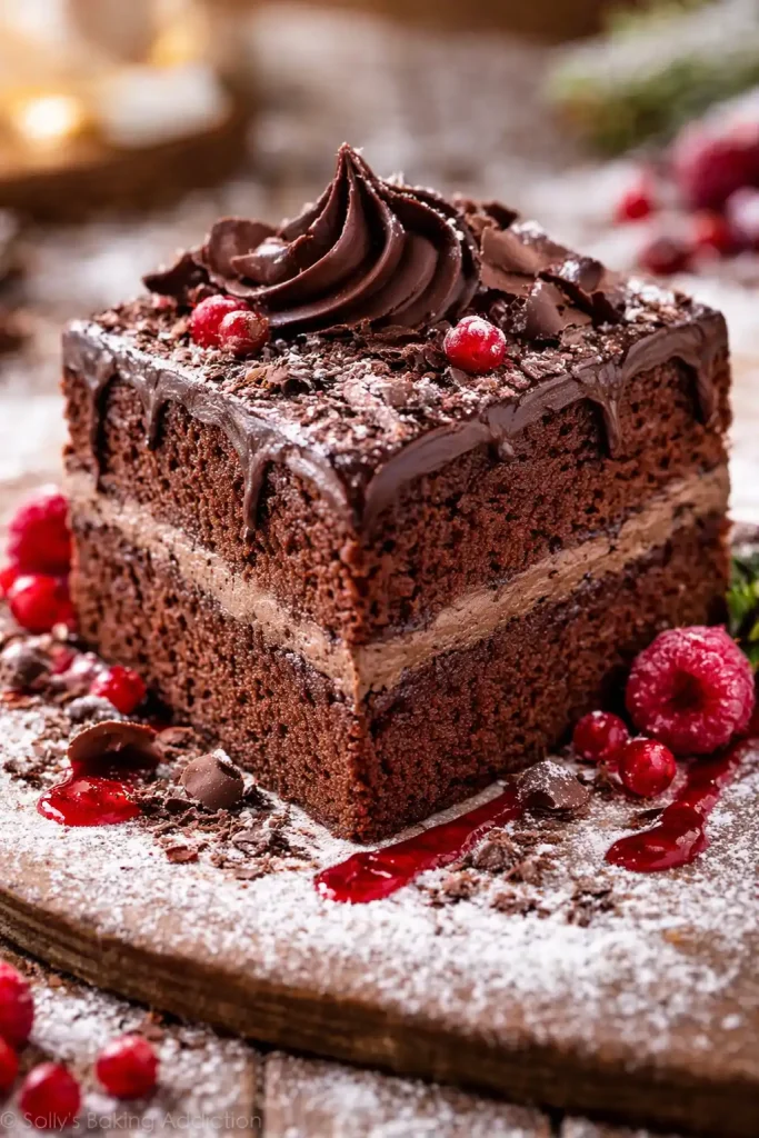 Swiss Chocolate Chalet Cake