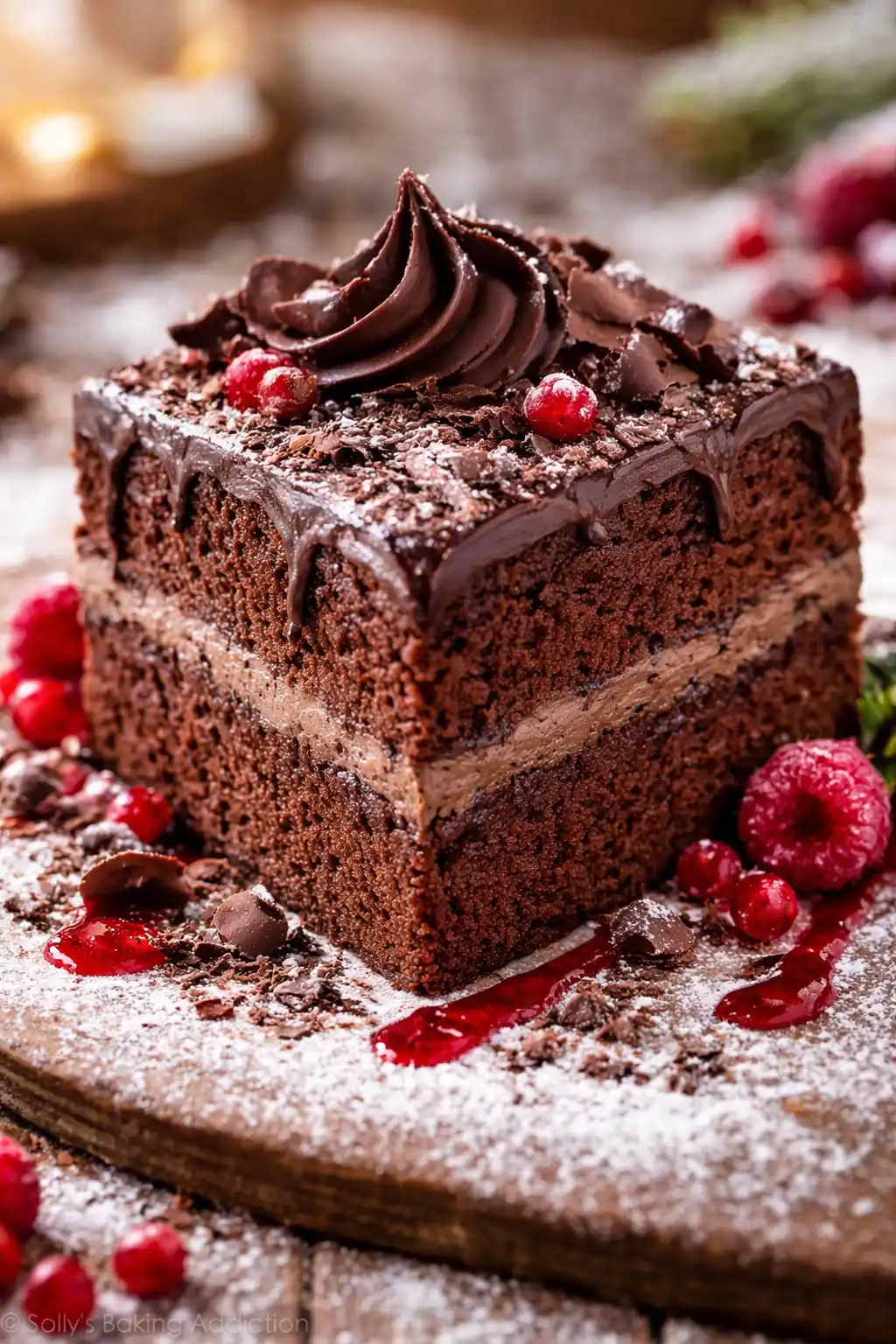 Swiss Chocolate Chalet Cake