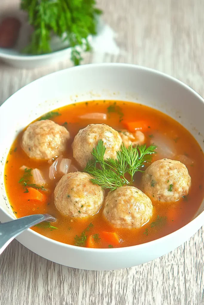 Vegan Matzo Ball Soup