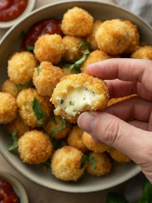 Air Fryer Mozzarella Balls