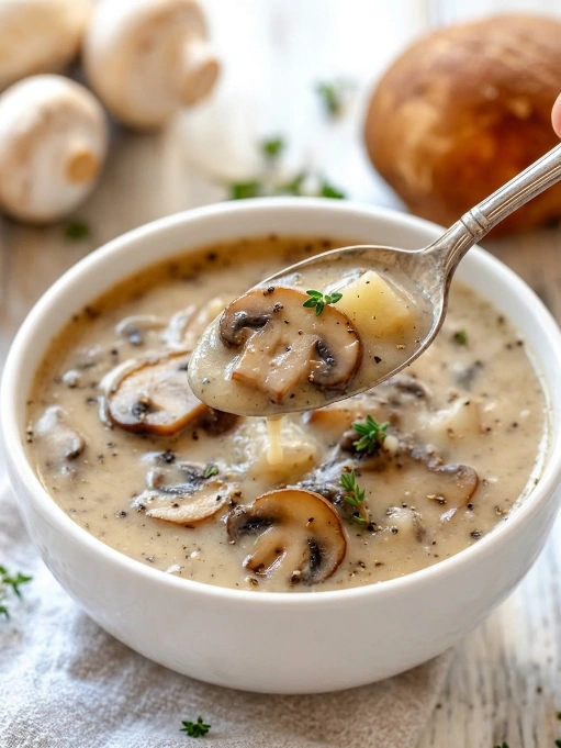 Creamy Mushroom Soup | Easy 30-Minute Comfort Recipe